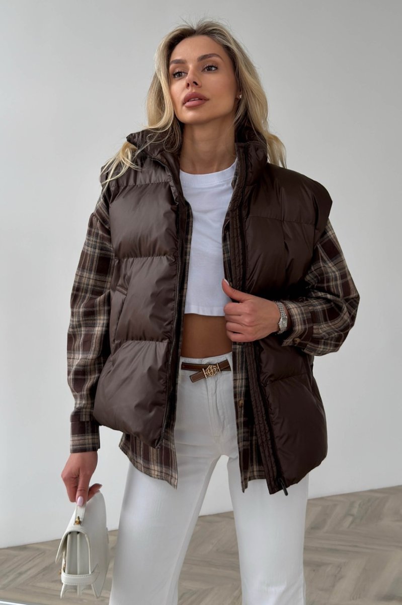 Жилет Айві шоколад