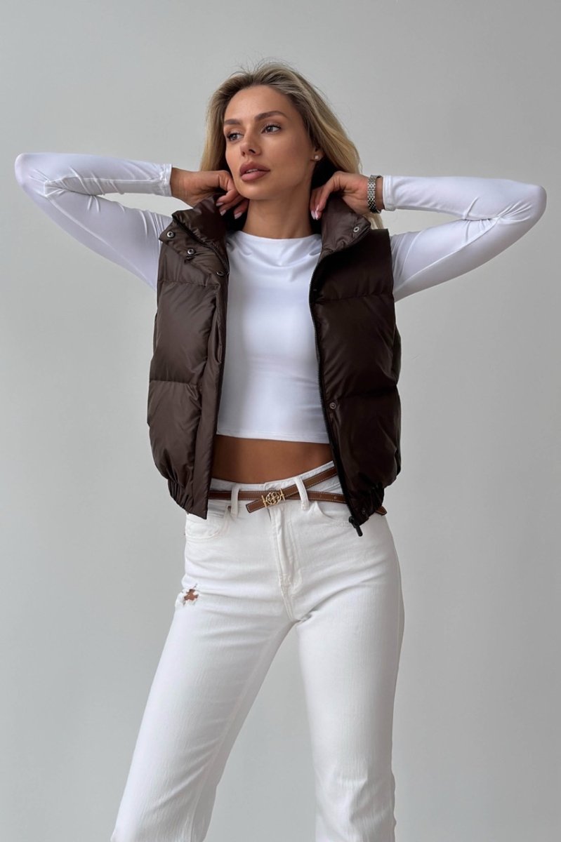 Жилет Скай шоколад