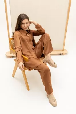 Рубашка 2171-1.5695 коричневая