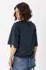 Футболка oversize з написом New York 25084 чорна