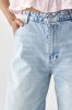 Однотонні джинси Baggy 33640 блакитний
