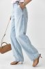 Однотонні джинси Baggy 33640 блакитний
