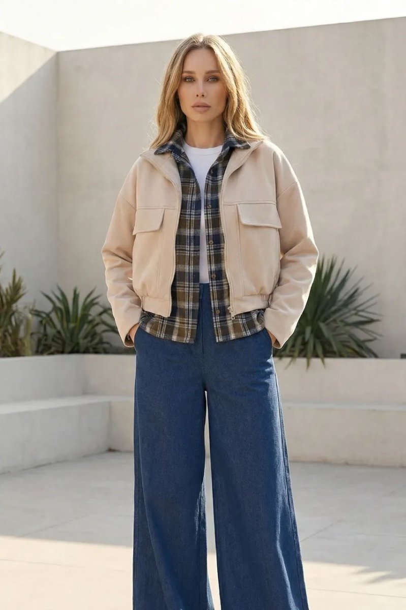 Бомбер 2358.6575 світлий беж