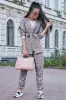 Класичний молодіжний жіночий костюм 1206.3596 сірий
