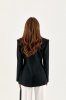 Чорний жіночий приталений піджак 566.1