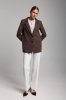 Класичний піджак шоколадного кольору 581.3