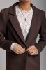 Класичний піджак шоколадного кольору 581.3