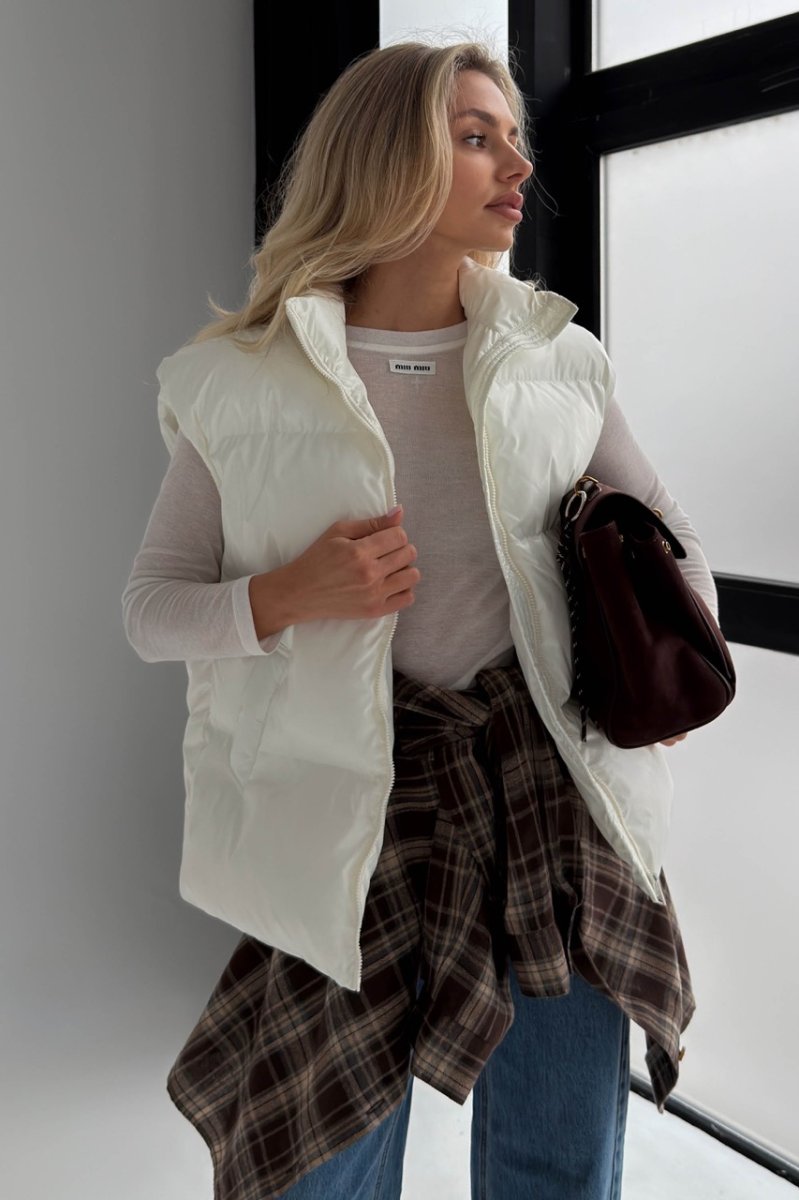 Жилет Айві молочний