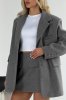 Укорочене пальто Тренд сірий