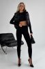 Легінси Лейс чорний