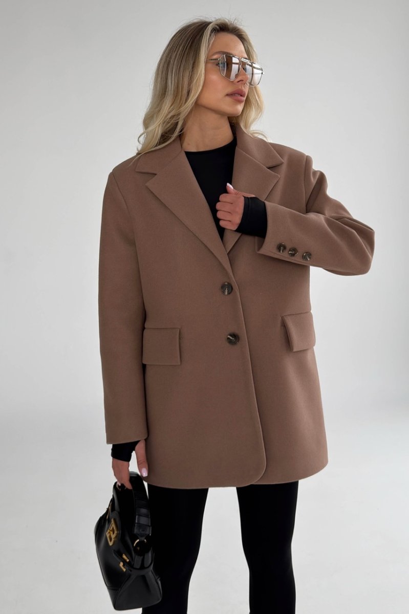 Укорочене пальто Тренд МОККО