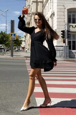 Платье Джели черный