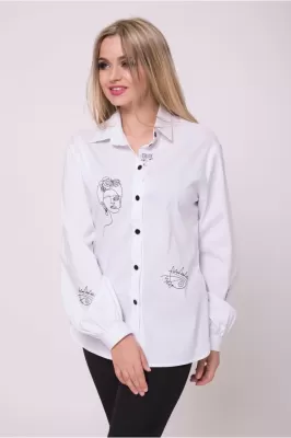 Рубашка "Помпея" (белый)